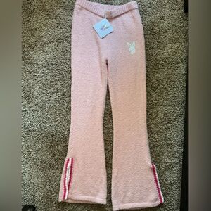 Playboy pink fuzzy Bottoms